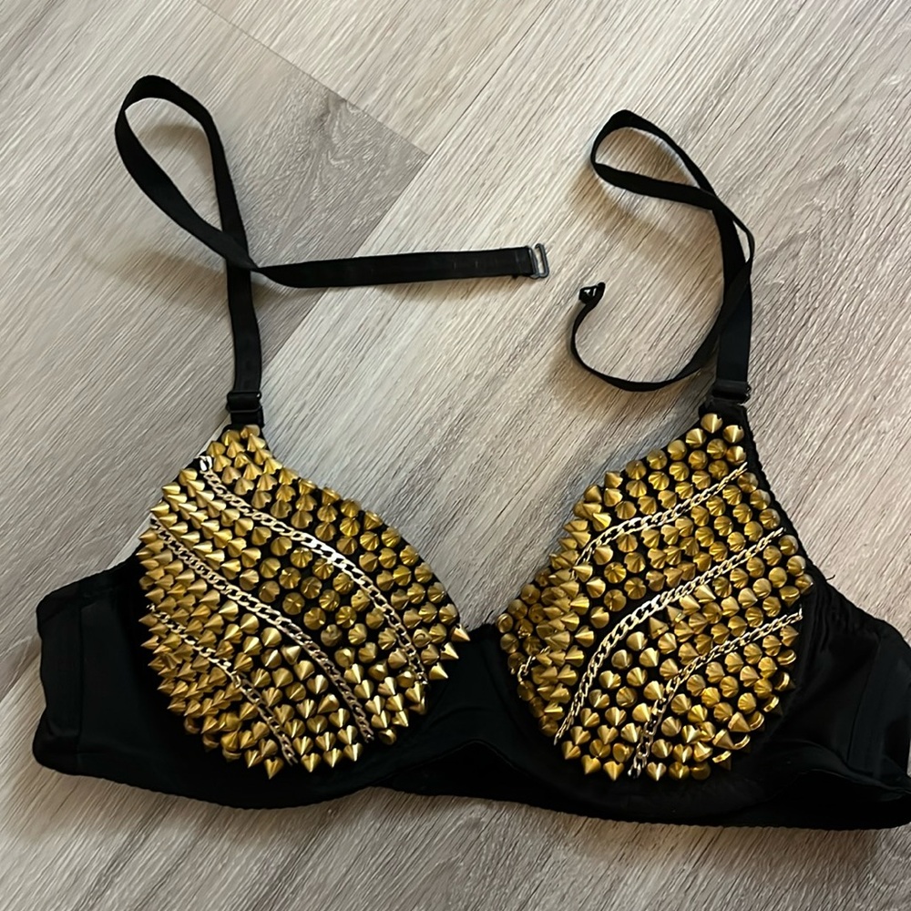 Embelished bra